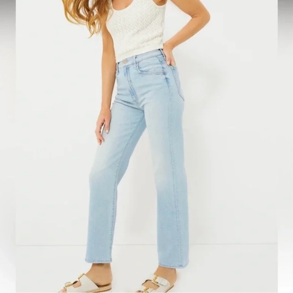 MOTHER Denim Cherie Cherie The Rambler Zip Flood Jeans Size 34 Plus Size - Picture 3 of 8